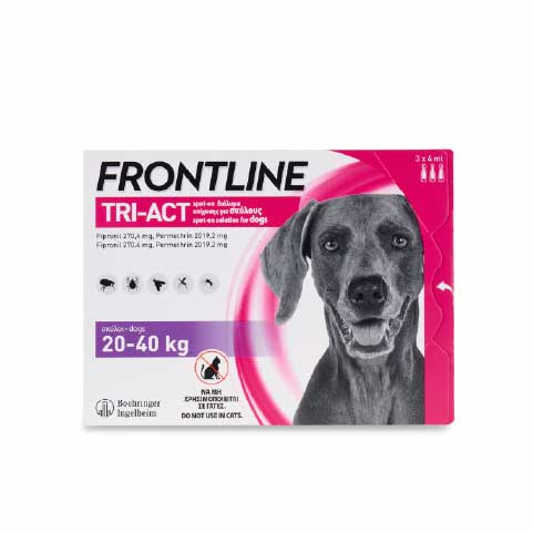 Nhỏ gáy FRONTLINE® Tri-act hàng tháng dành cho Chó, 20-40kg